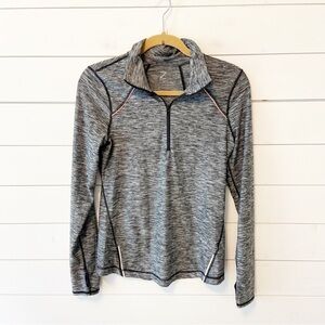 Z by Zella | Heather Gray Long sleeve Running Half Zip Top Size small